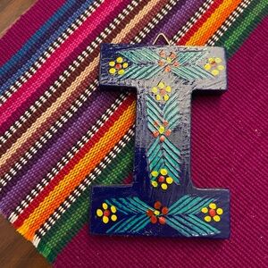 Hand-painted Wooden Letter